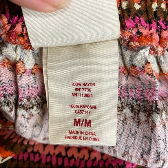 Mossimo Striped Print Elastic Back A-Line Skirt - Picture 5 of 5